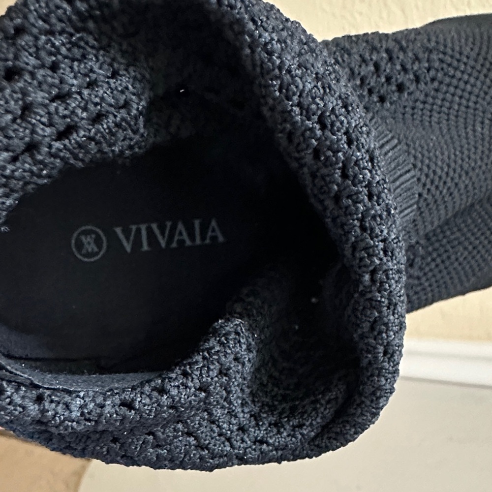 Vivaia Black Knit Ankle Booties - Picture 8 of 8